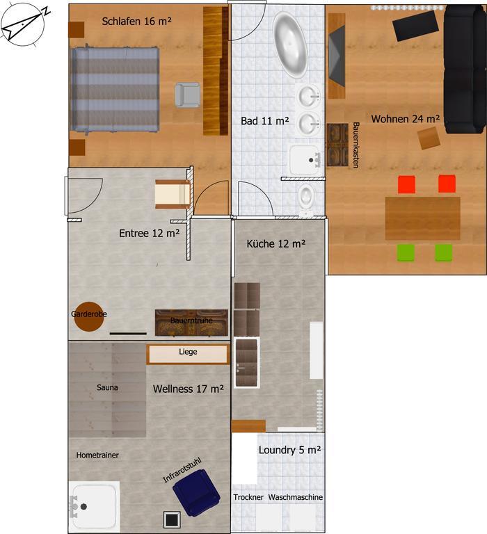 Gerda Wellness Apartment Grinzens Екстер'єр фото